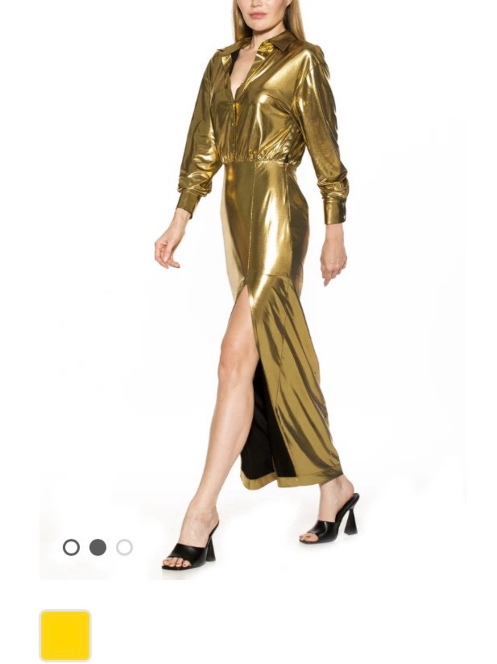 Alexia Admor New York gold dress